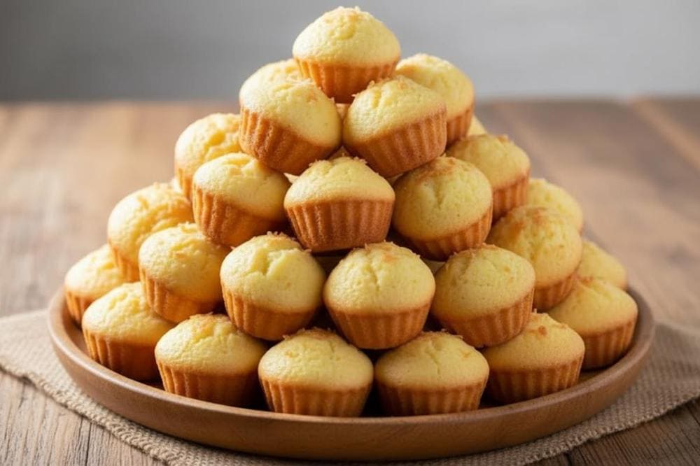 Những chiếc bánh thuẫn Ninh Hòa thơm ngon.